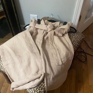 High waste loose fit trouser